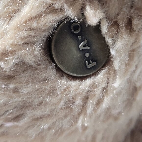 FAO Schwarz Teddy Bear 14 inch Plush Tan Fuzzy Stuffed Animal Toy Stitched Foot - Picture 6 of 7